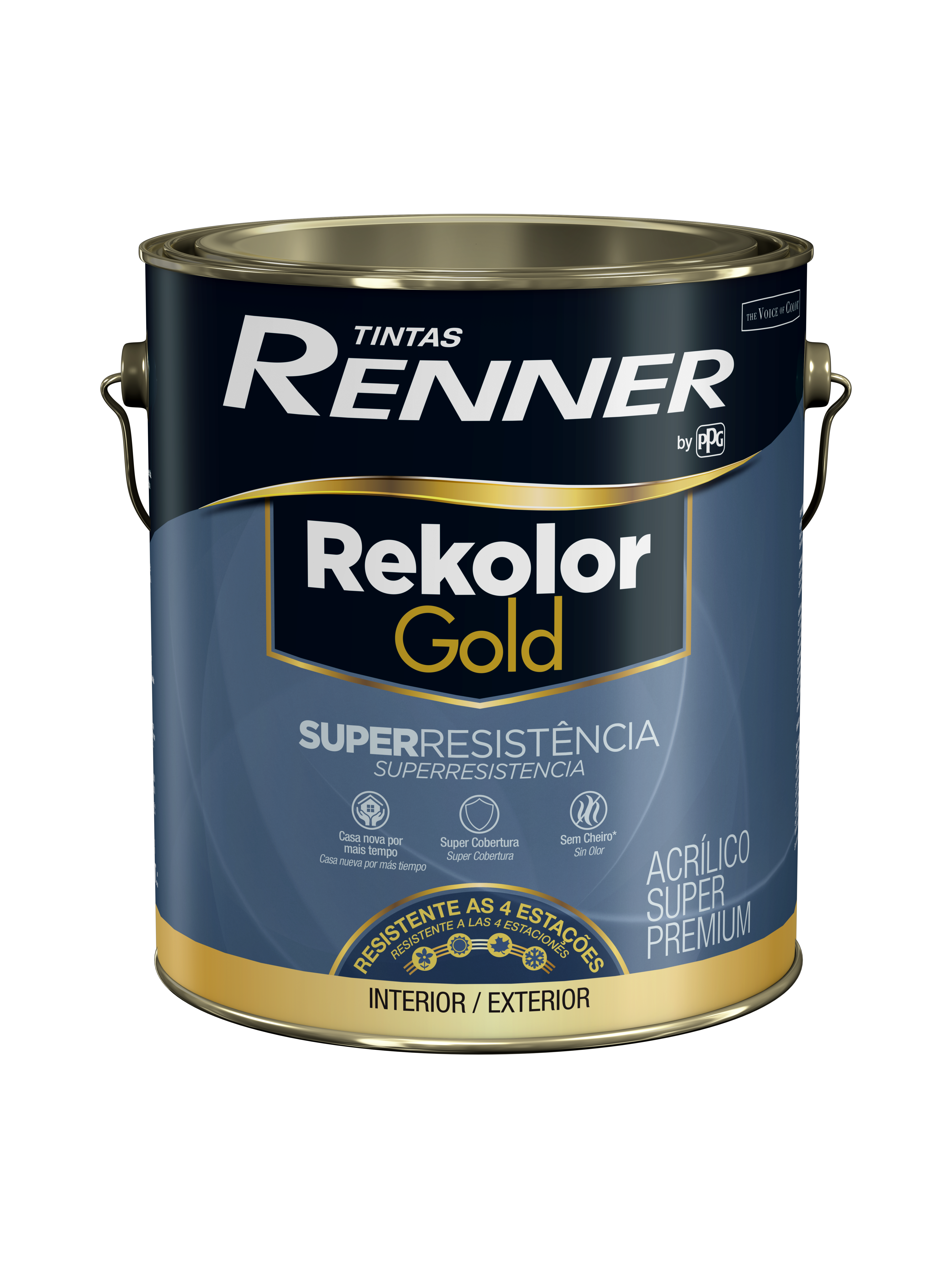 Tintas Renner - A Rekolor Gold Super Resistência possui